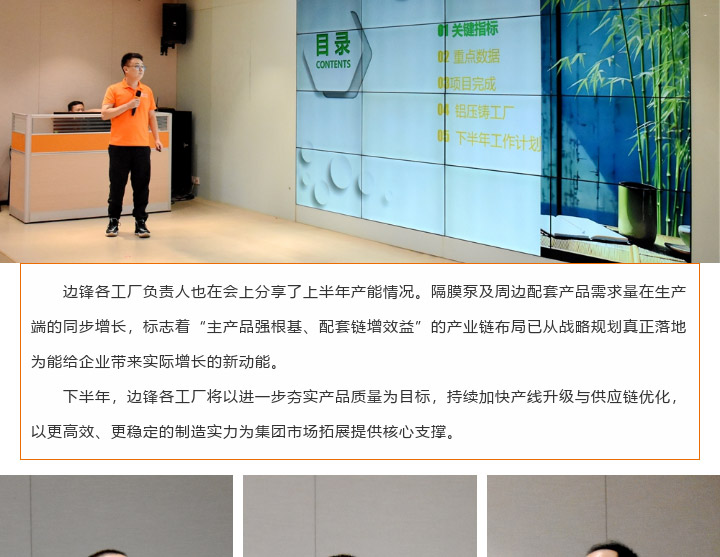 边锋机械集团2025年度上半年工作会议图九
