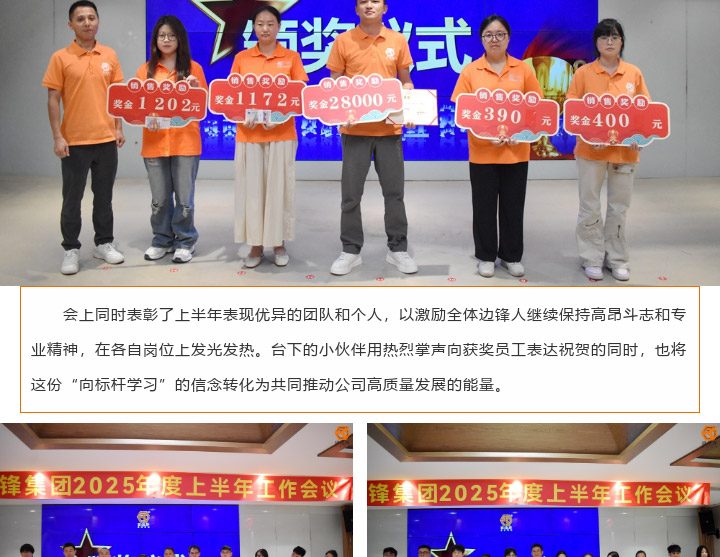 边锋机械集团2025年度上半年工作会议图十一
