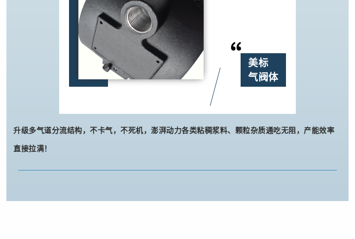 美标大流量气动隔膜泵来啦7