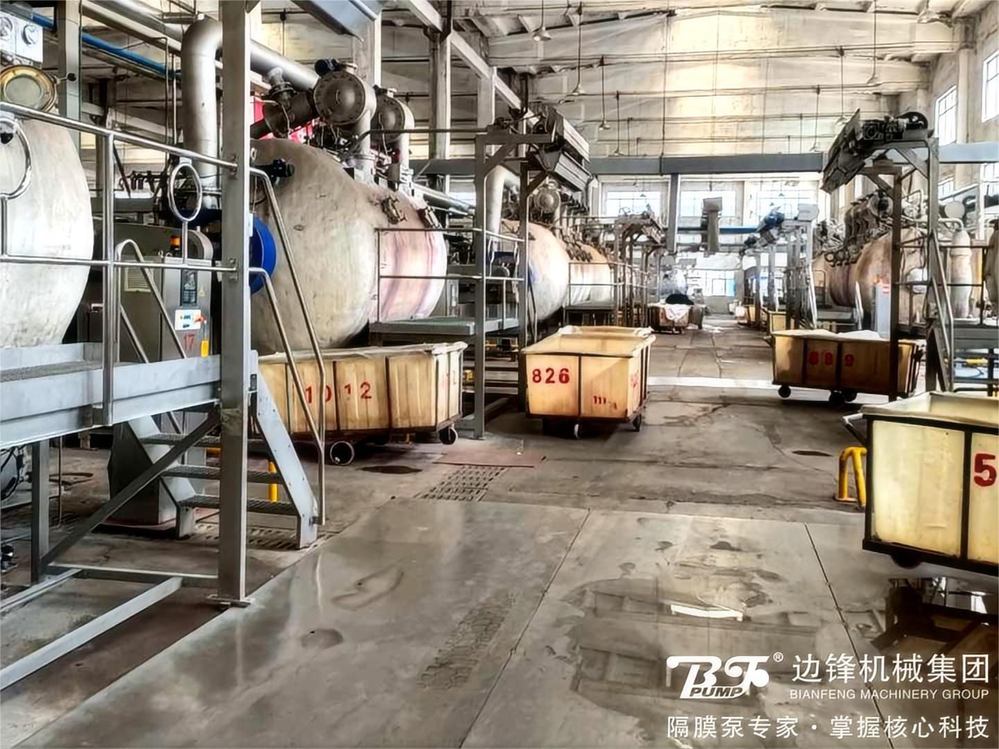 边锋隔膜泵为纺织印染行业安全生产保驾护航